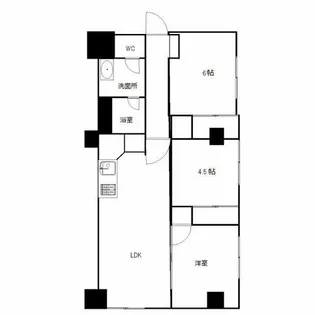 トーカンマンション千種【9階】の間取り