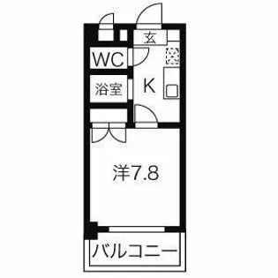 シャンポール大須【7階】の間取り