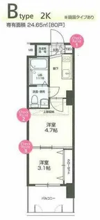 NO.70 ORIENTBLD【2階】の間取り
