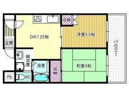 エトワールすみいち【4階】の間取り