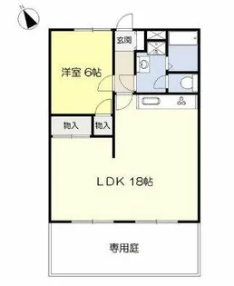 ウインズ壱番館【1階】の間取り