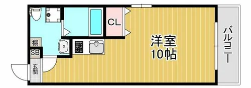 マーヴェリック堺東【2階】の間取り