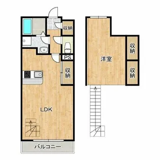 レジェンド―ル心斎橋EAST【4階】の間取り