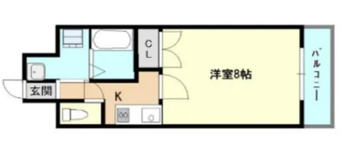 ティムール九条【7階】の間取り