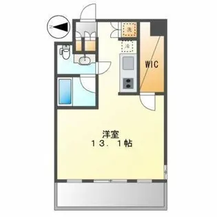 エルブ浄心【8階】の間取り