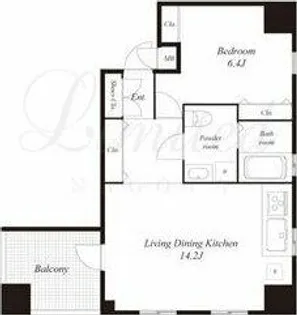 FONTANA(フォンターナ)【2階】の間取り