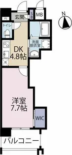 アベニール幸【7階】の間取り