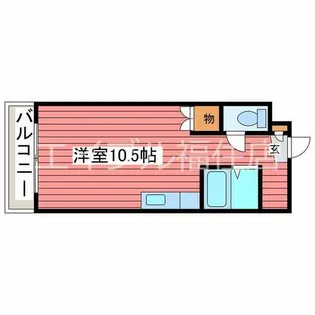 第6ベストビル【3階】の間取り