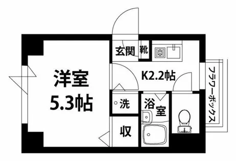 キャピトル西公園【2階】の間取り