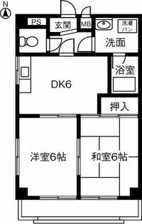 エルグランデ味美【4階】の間取り