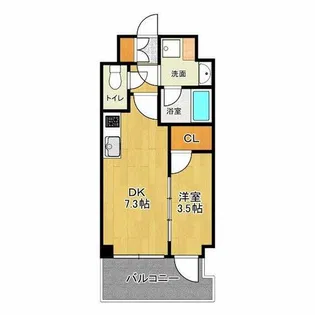 エスリードレジデンス大阪天王寺【9階】の間取り