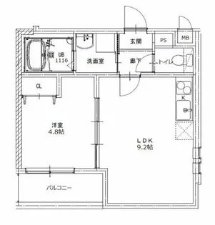 ハイツ Bluebell【1階】の間取り