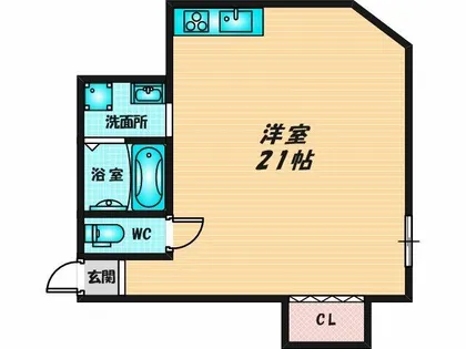 イーストレジデンス永和【5階】の間取り