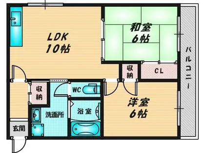 コーポHIRO【3階】の間取り