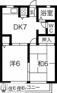 神池ソレイユ【202号室】の間取り
