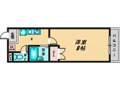 クリスタルハイツ【4階】の間取り