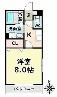 愛知県名古屋市南区桜台1丁目【アパート】の間取り