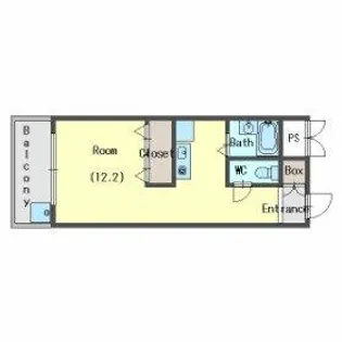 アルテハイム東大阪【2階】の間取り