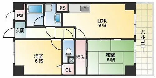 ヴィラシャトー【2階】の間取り