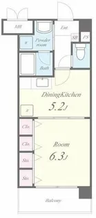 コンフォール平野【3階】の間取り