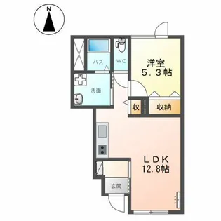 Crystal villa【1階】の間取り