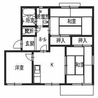 大阪府泉大津市下之町【アパート】の間取り