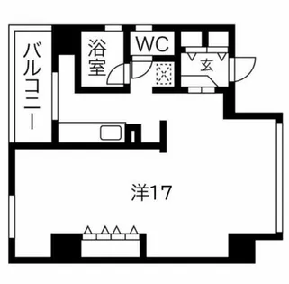プロシード桜之宮【203号室】の間取り
