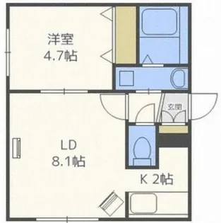 プレナス1【4階】の間取り