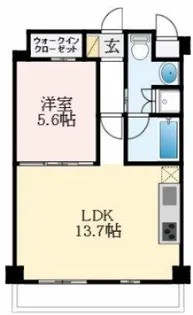 ヴェヌスタ御舟【2階】の間取り