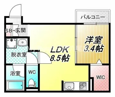 F+stye八尾北本町2号館【2階】の間取り