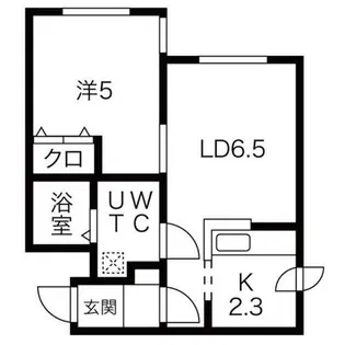 PortofinoW18【403号室】の間取り