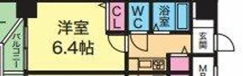 YKハイツ桜町【5階】の間取り