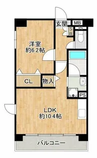 大阪府箕面市小野原西6丁目【マンション】の間取り
