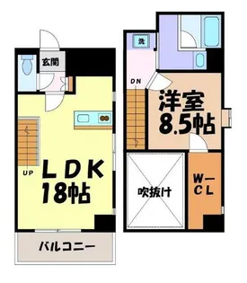 MARKS SQUARE【6階】の間取り