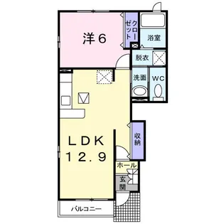 セレーノ【1階】の間取り