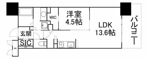 OPUS RESIDENCE SHINSAIBASHI SOUTH【2階】の間取り