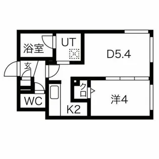 precious NAKANOSHIMA【2階】の間取り