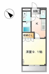 アルシオン田戸【201号室】の間取り