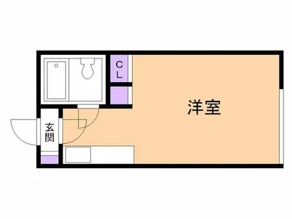 コーポ東園B棟 (真ん中)【306号室】の間取り