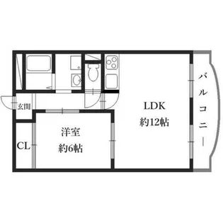 ダイヤマンション【4階】の間取り