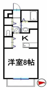 リベール熊見【2階】の間取り