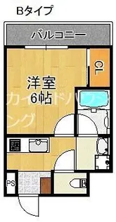 インペリアル玉出【8階】の間取り