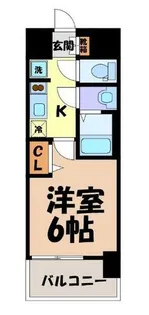 プレサンス名古屋ルクソリア【2階】の間取り