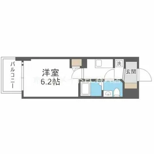 エグゼ大阪CITY ZWEI【8階】の間取り