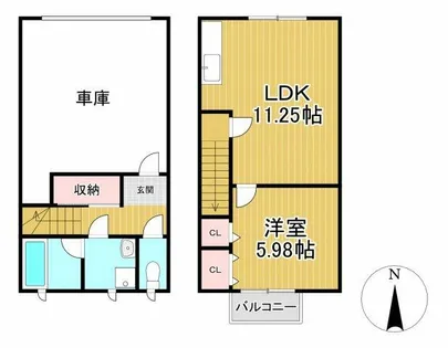 autorimessa【A-1号室】の間取り