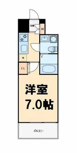 TOYOTOMISTAYPREMIUM難波桜川【6階】の間取り