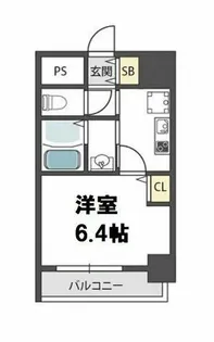 グランパシフィック大国町【403号室】の間取り