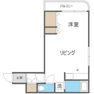 サン・ロイヤルハイツ【4階】の間取り