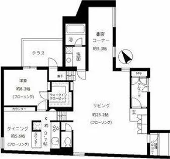 VISCONTI覚王山【4階】の間取り