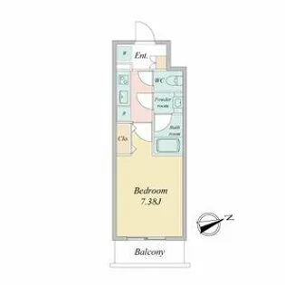 マリオン城西【4階】の間取り